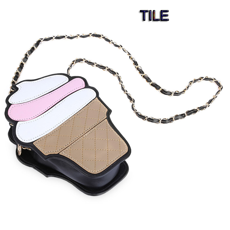 Guapabien Girl Detachable Chain Belt Strap Shoulder Messenger Cell Phone Bag