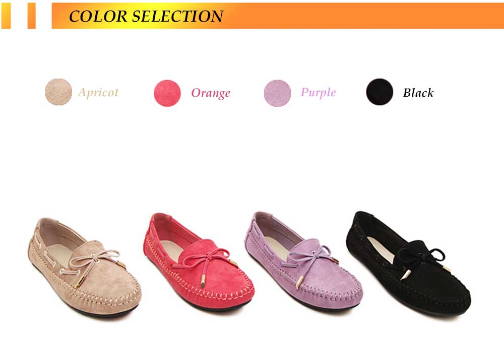 Fashionable Handwork Bowknot Design Round Toe Women Flat Shoes