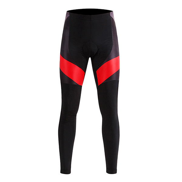 Hot Sell Black with Red Riding Sport Pants with Silicone Cushion