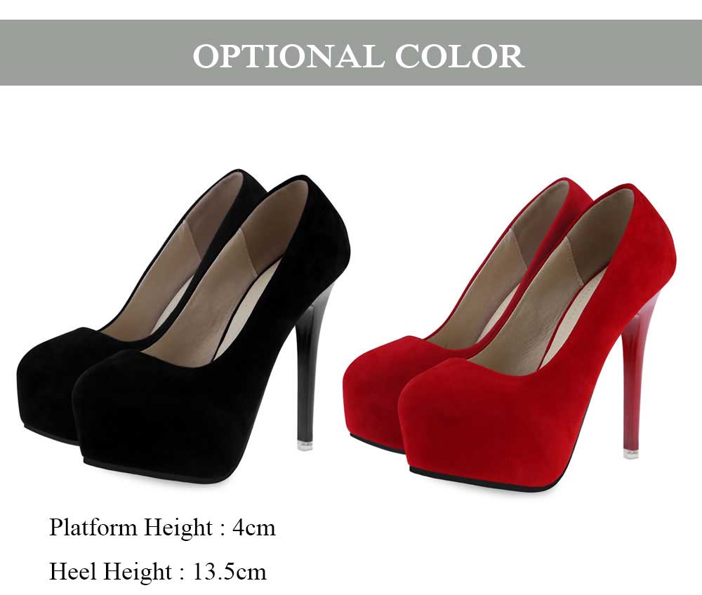 Sexy Pure Color Thin High Heel Shoes for Women