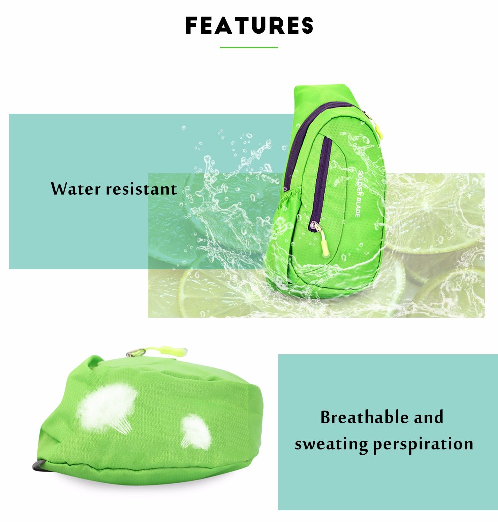 Guapabien Fashionable Single Shoulder Outside Waterproof Multifunctional Chest Bag