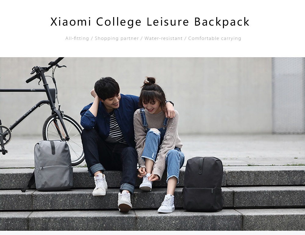 Xiaomi 20L Polyester College Leisure Backpack 15.6 inch Laptop Bag