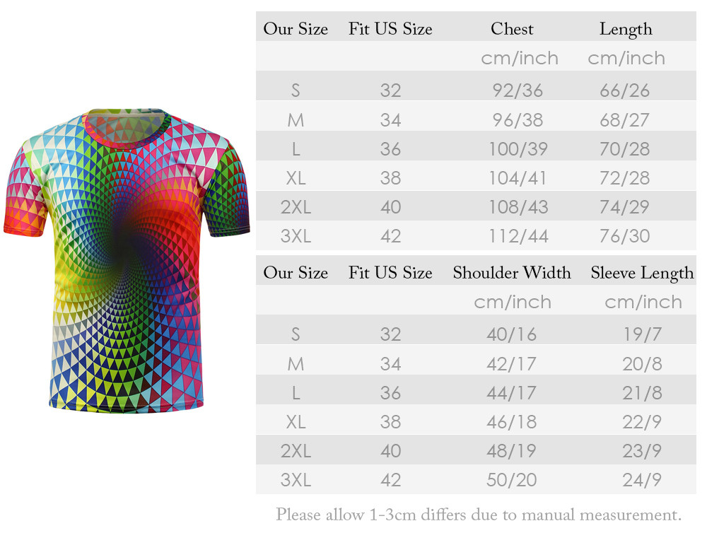 3D Print Geometric T-Shirt