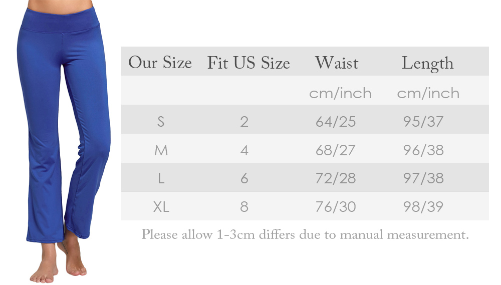 Stretch Bootcut Yoga Pants with Pocket