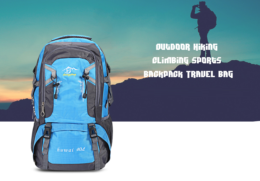Guapabien Outdoor Hiking Climbing Mountaineering Camping Sports Backpack Travel Bag