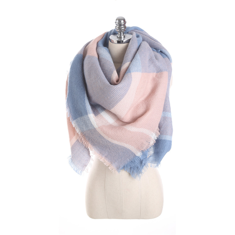 Salybaby Double Pane Printing Imitation Cashmere Scarf Shawl Scarves Thickened