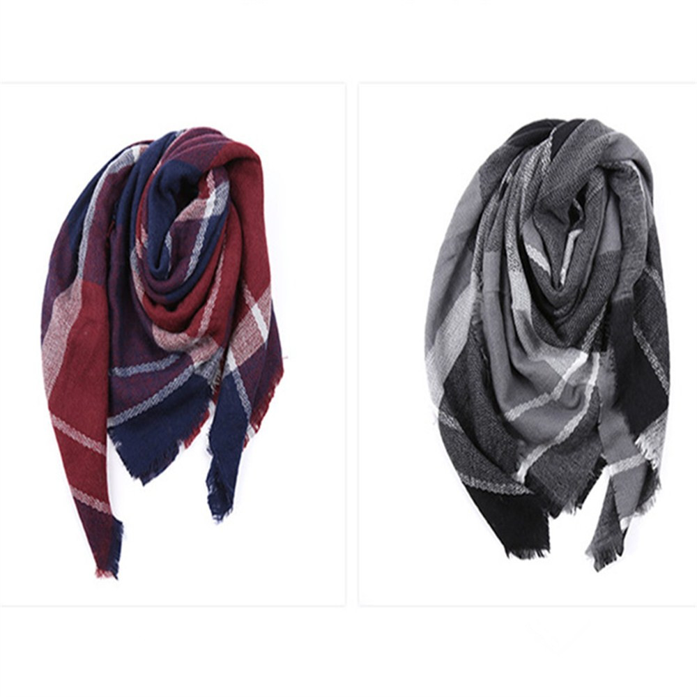 Salybaby Double Pane Printing Imitation Cashmere Scarf Shawl Scarves Thickened