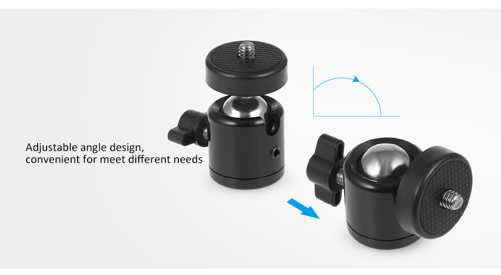 Mini Ball Head 360 Swivel Stand Holder for DSLR DV Camera Tripod