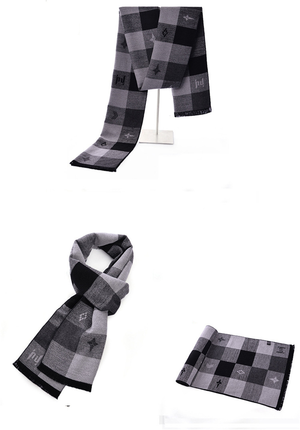 Men's Winter Warm Scarf Scarf Shawl Cashmere Tide