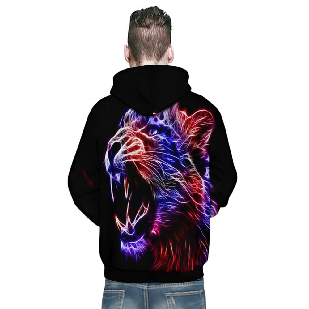 Loose 3D Printed Tiger Hoodie