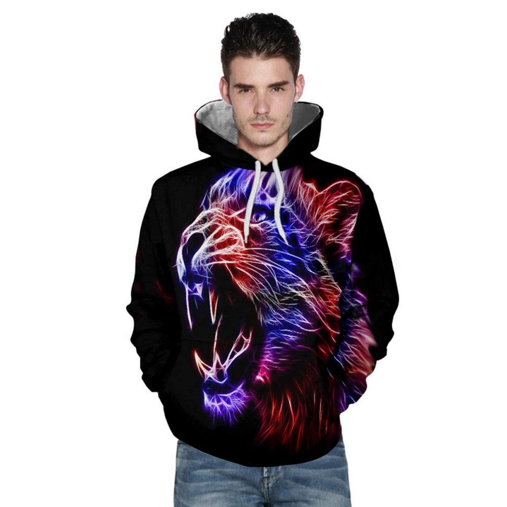 Loose 3D Printed Tiger Hoodie