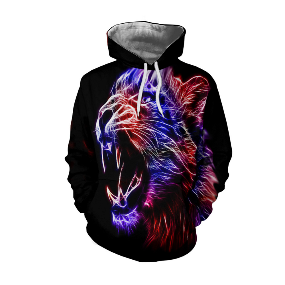 Loose 3D Printed Tiger Hoodie