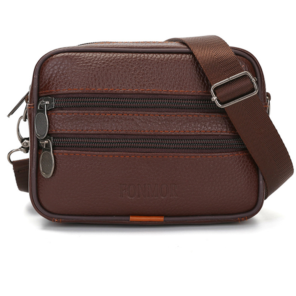 New Cow Genuine Leather Small Crossbody Bag Business Casual Messenger Handbag New Cow Genuine Leather Small Crossbody Bag Business Casual Messenger Handbag