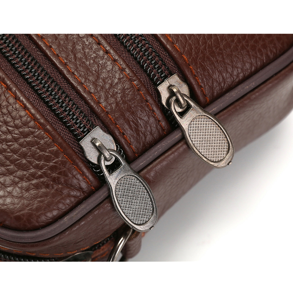 New Cow Genuine Leather Small Crossbody Bag Business Casual Messenger Handbag New Cow Genuine Leather Small Crossbody Bag Business Casual Messenger Handbag