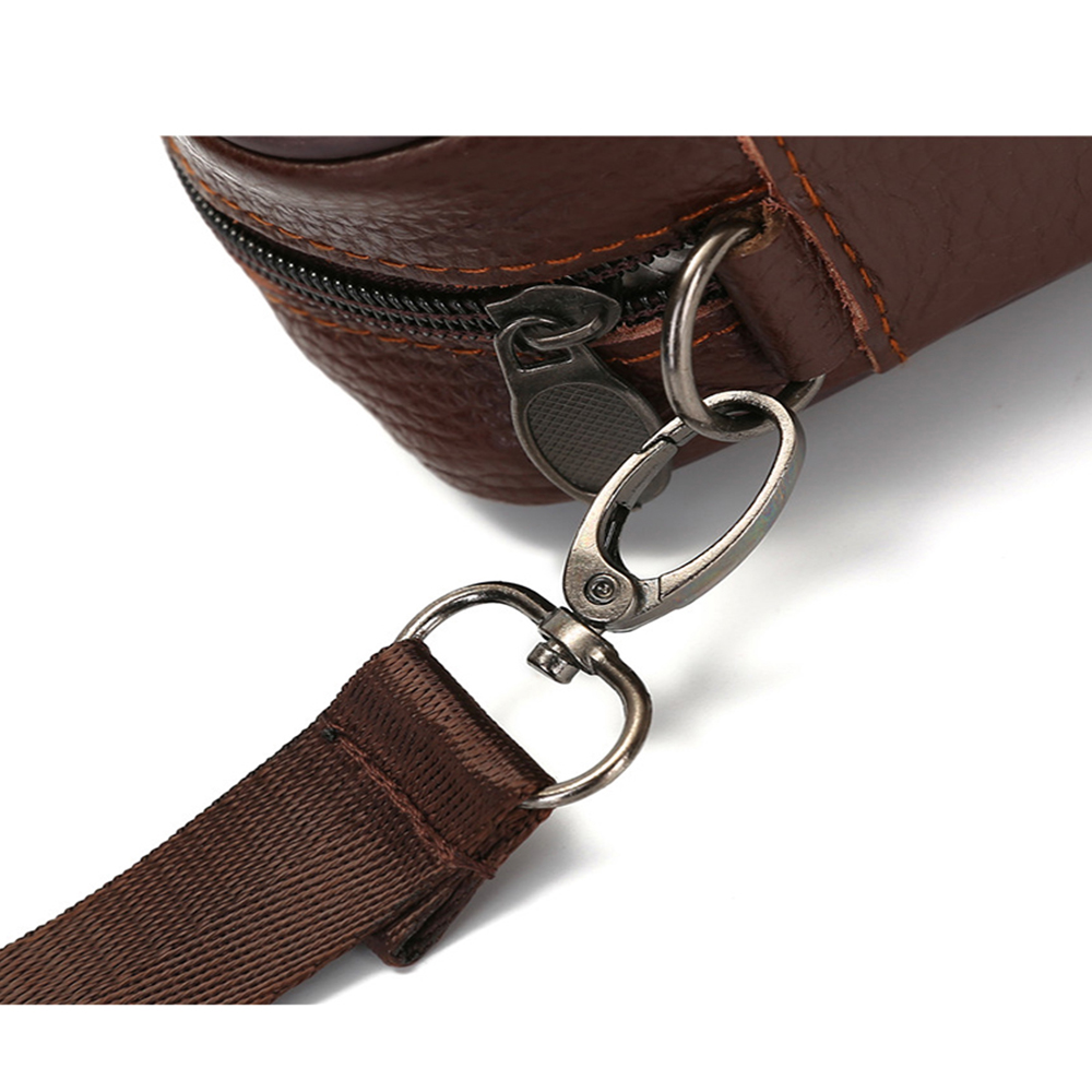 New Cow Genuine Leather Small Crossbody Bag Business Casual Messenger Handbag