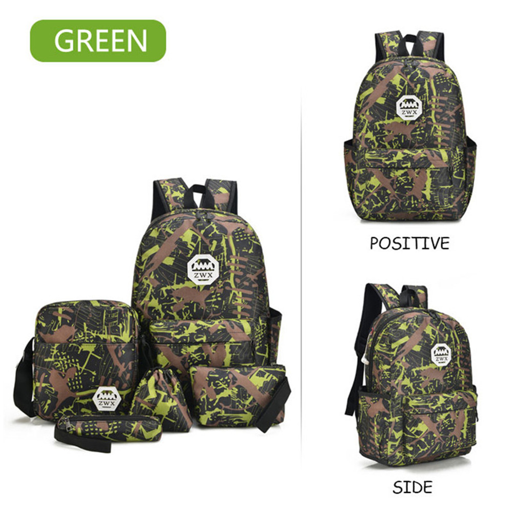 Fashion Travel Backpacks for Teenage Girls Casual School Backbag Camouflage Shoulder Bags