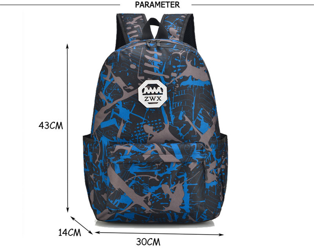 Fashion Travel Backpacks for Teenage Girls Casual School Backbag Camouflage Shoulder Bags