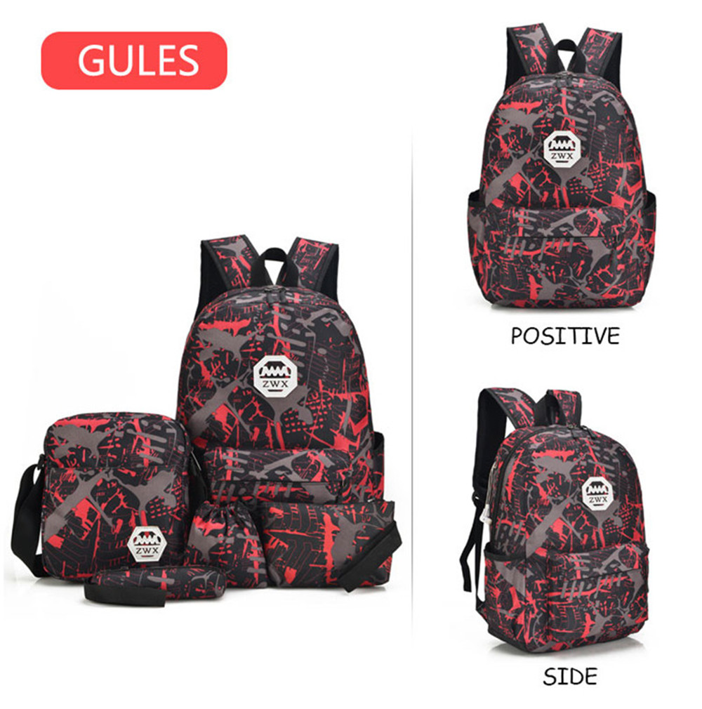 Fashion Travel Backpacks for Teenage Girls Casual School Backbag Camouflage Shoulder Bags