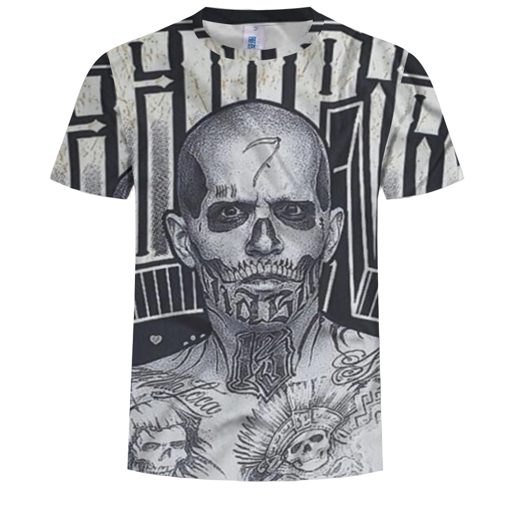 2018 Summer Men's Fashion 3D Printedshort T-shirts