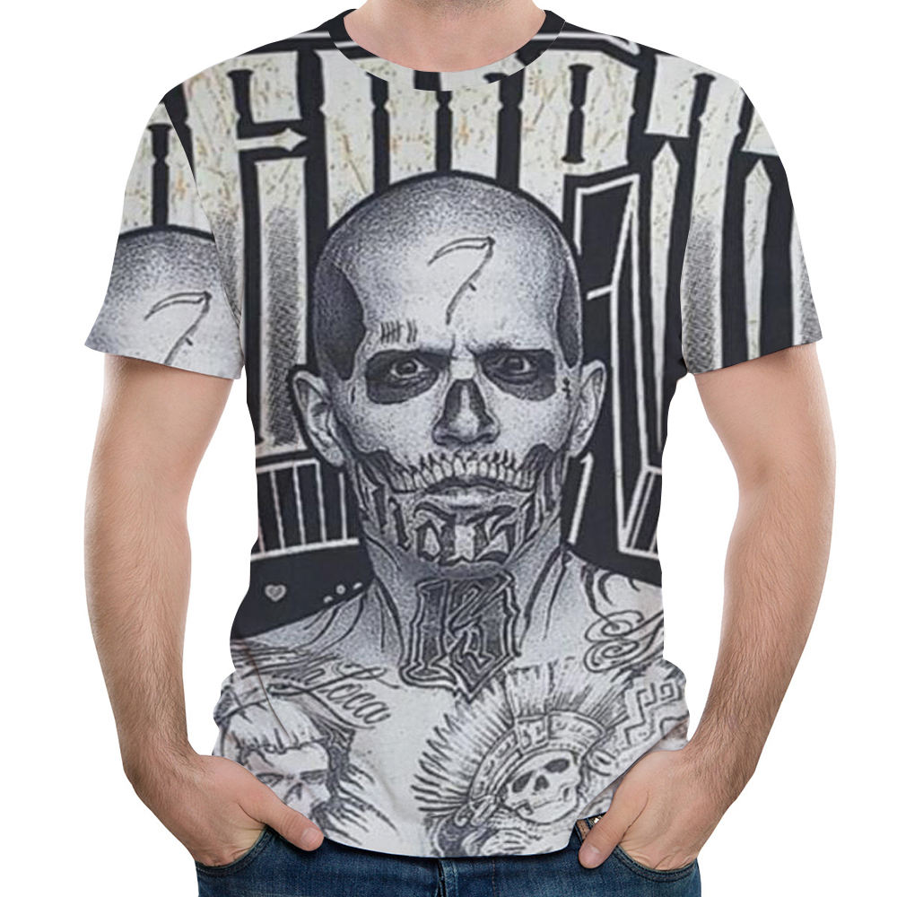 2018 Summer Men's Fashion 3D Printedshort T-shirts