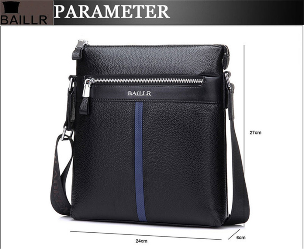 High Quality Men'S Messenger Bags Genuine Leather Man Crossbody Shoulder Bag