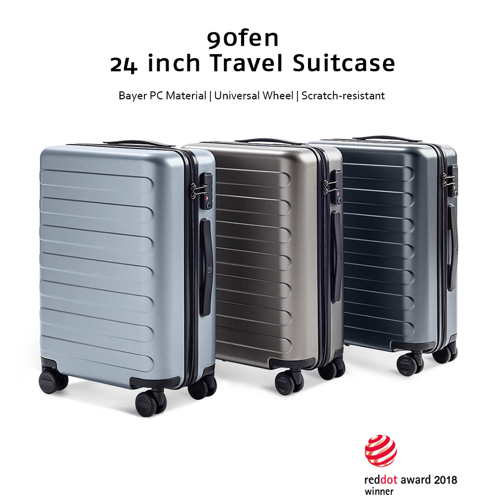 90FUN Business 24 inch Travel Suitcase with Universal Wheel from Xiaomi Youpin