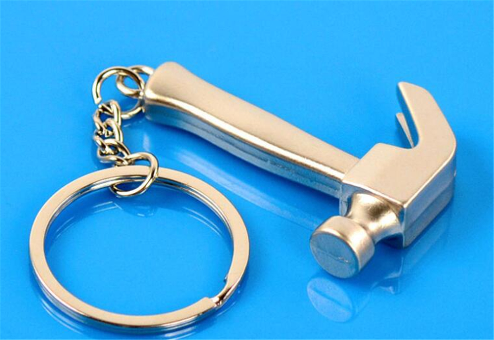 Creative Design Mini Tools Key Chain Hammer Metal Keychain