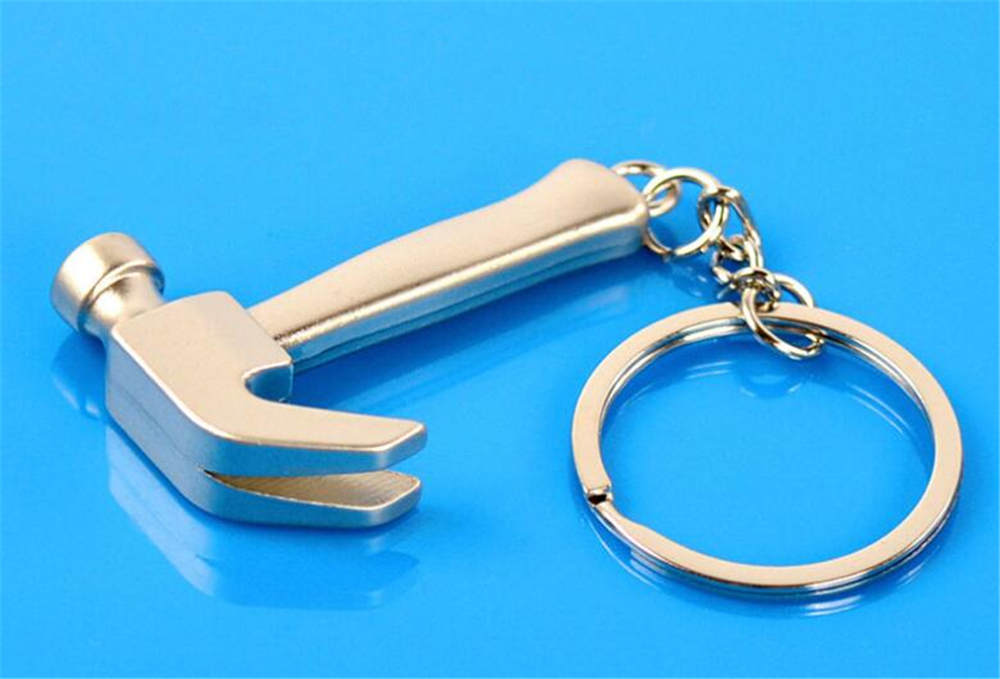 Creative Design Mini Tools Key Chain Hammer Metal Keychain