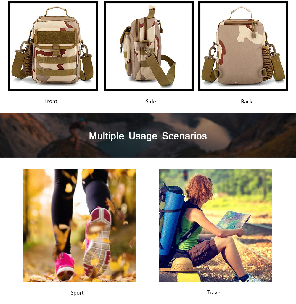 Guapabien Man's Multifunctional Crossbody Bag Chest Pack