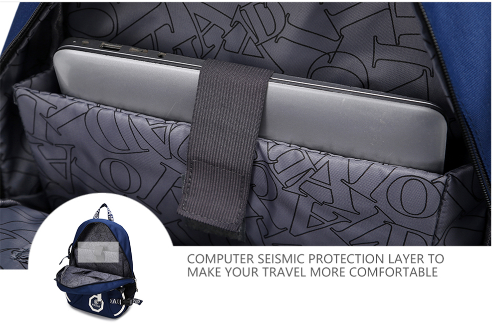 Aolida 8001 Multi-Function Large Capacity Backpack Laptop Bag