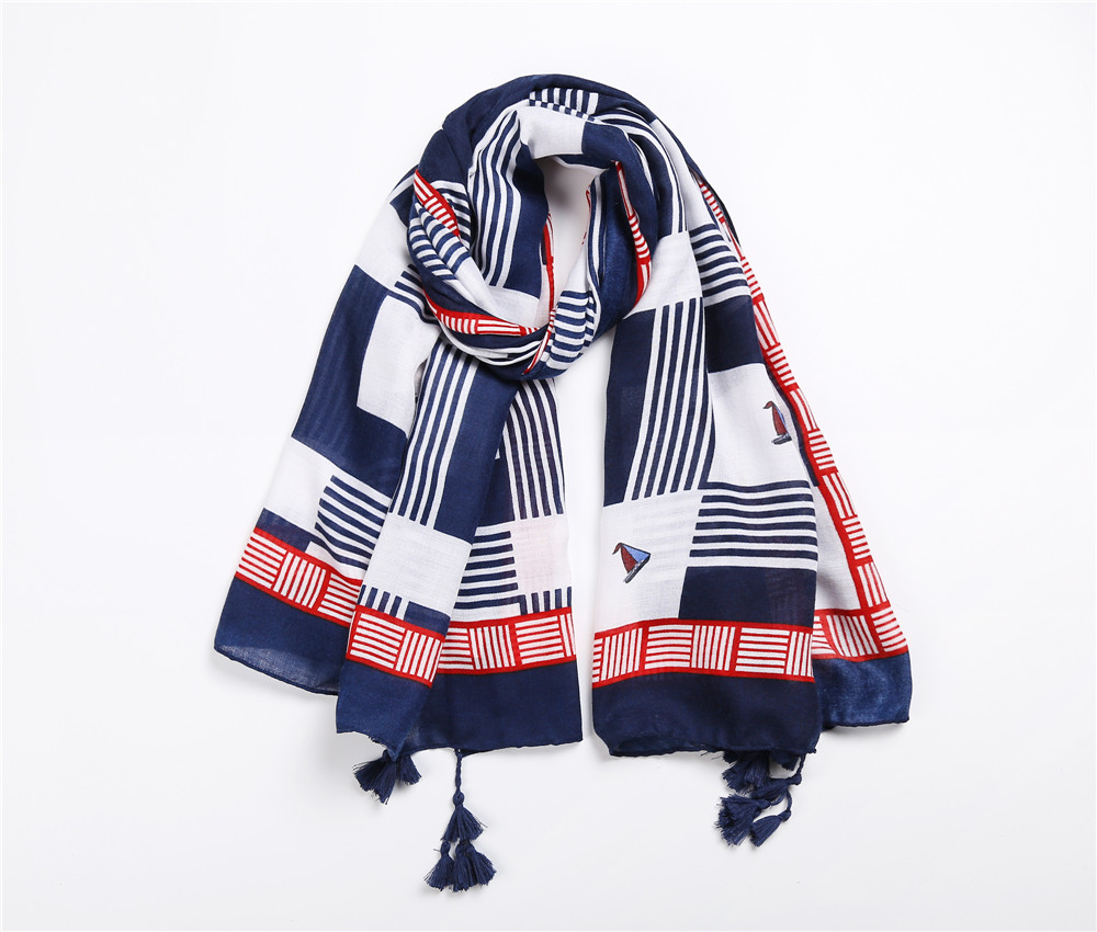 Lightweight Soft Fringes Scarf for Women Shawl Wrap