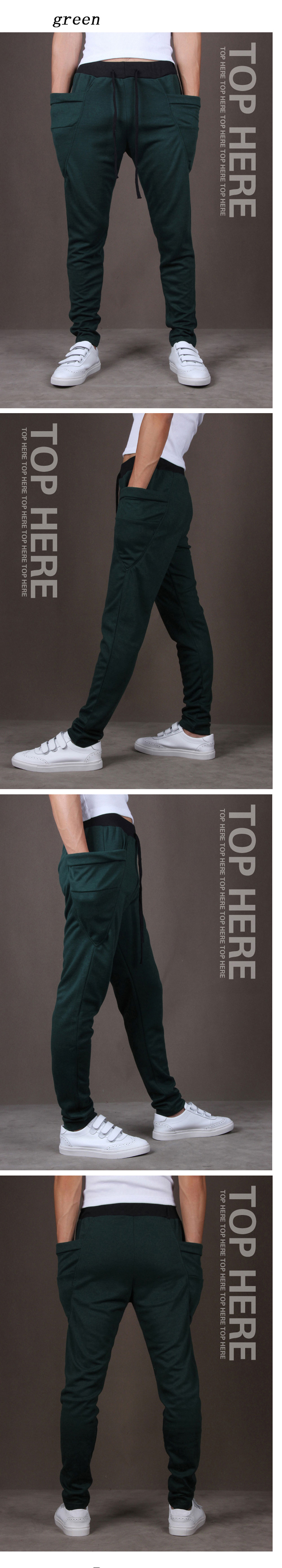 Men's Sports Casual Pants Trend Harem Pants Cheap Walking Pants