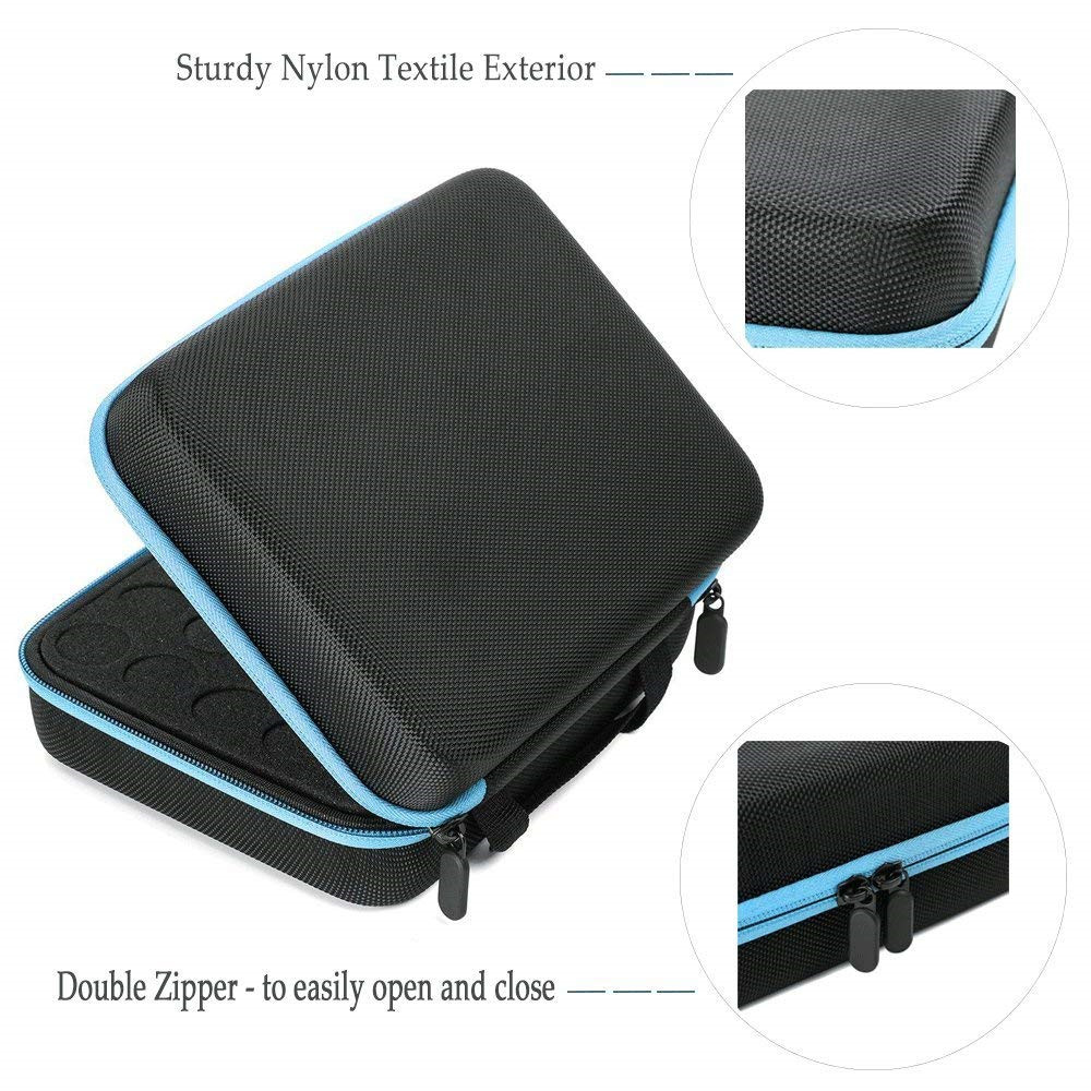 Carrying Case Hold Bottle Hard Shell Exterior EVA Essential Oil Storage