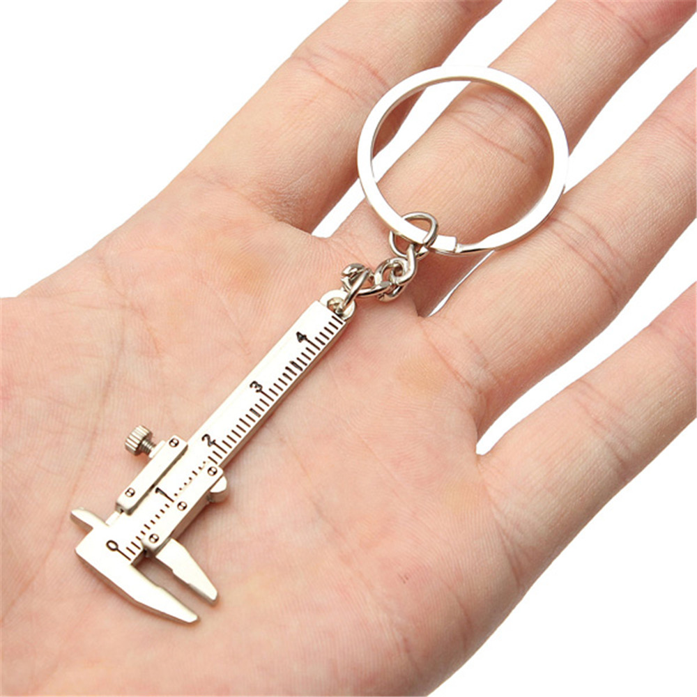 Slide Ruler Vernier Caliper Key Chain