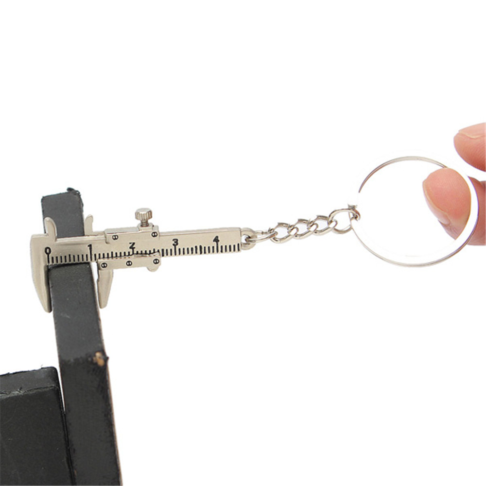 Slide Ruler Vernier Caliper Key Chain