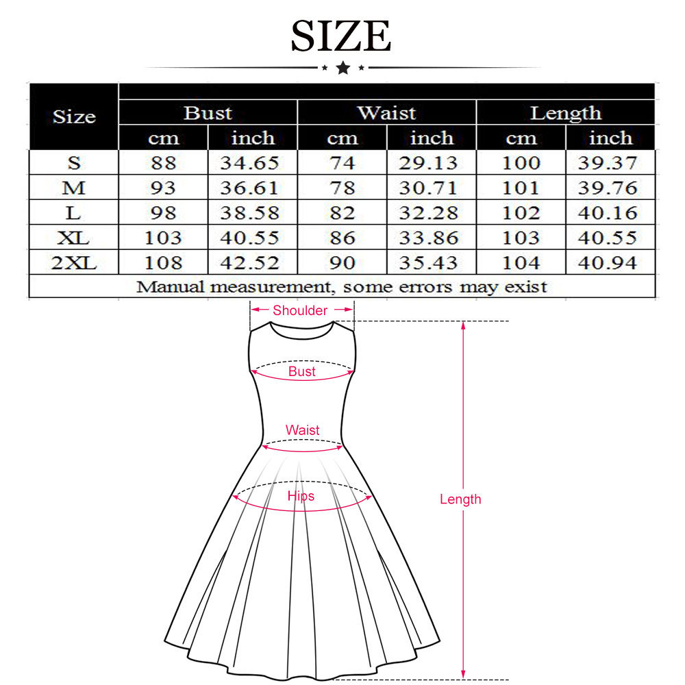 Hepburn Vintage Series Women Dress Spring And Summer V-Neck Halloween Cat Printing Design Sleeveless Belt Corset Retro Dress