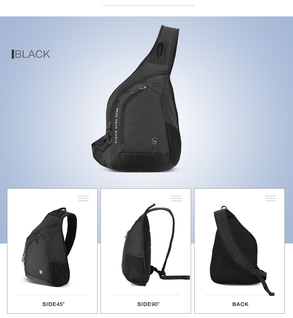 OIWAS One Strap Sling Backpack Chest Shoulder Bag Crossbody Tear Resistance Pack
