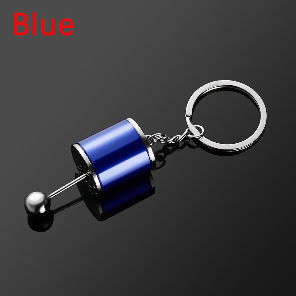 Creative Auto Part Model Six-Speed Manual Transmission Shift Lever Keychain
