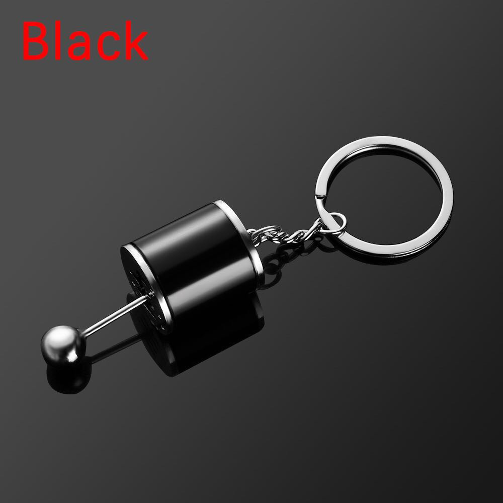 Creative Auto Part Model Six-Speed Manual Transmission Shift Lever Keychain