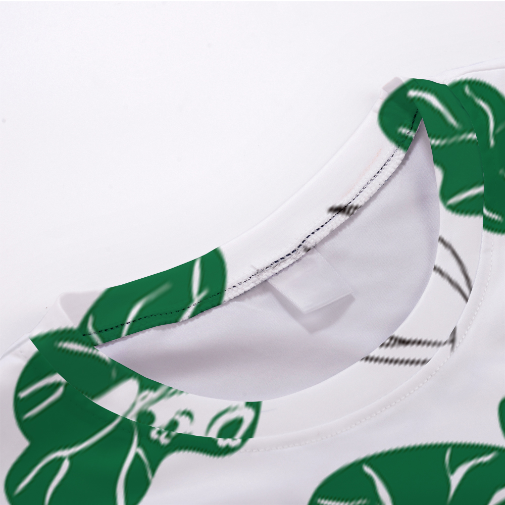 Casual Fashion New Lotus 3DY Printed Short Sleeve