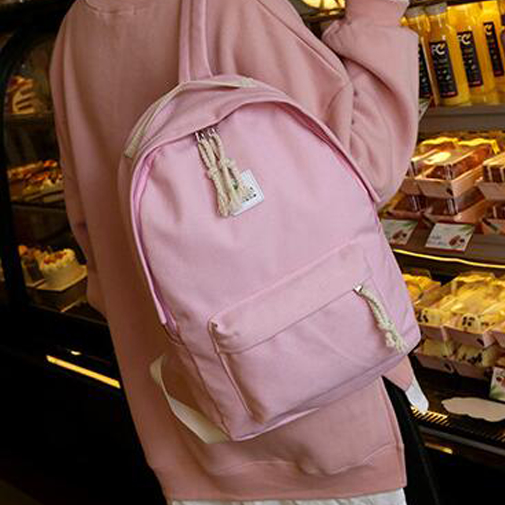 Kid's Simple Style Backpack School Bags Set