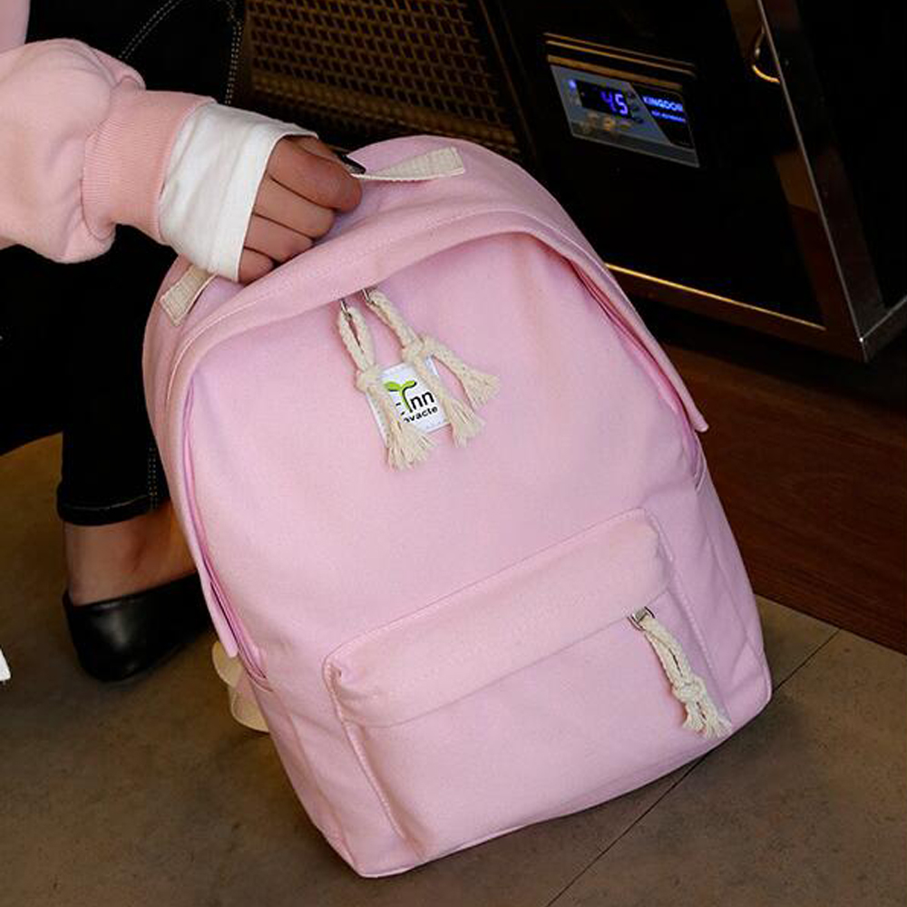 Kid's Simple Style Backpack School Bags Set