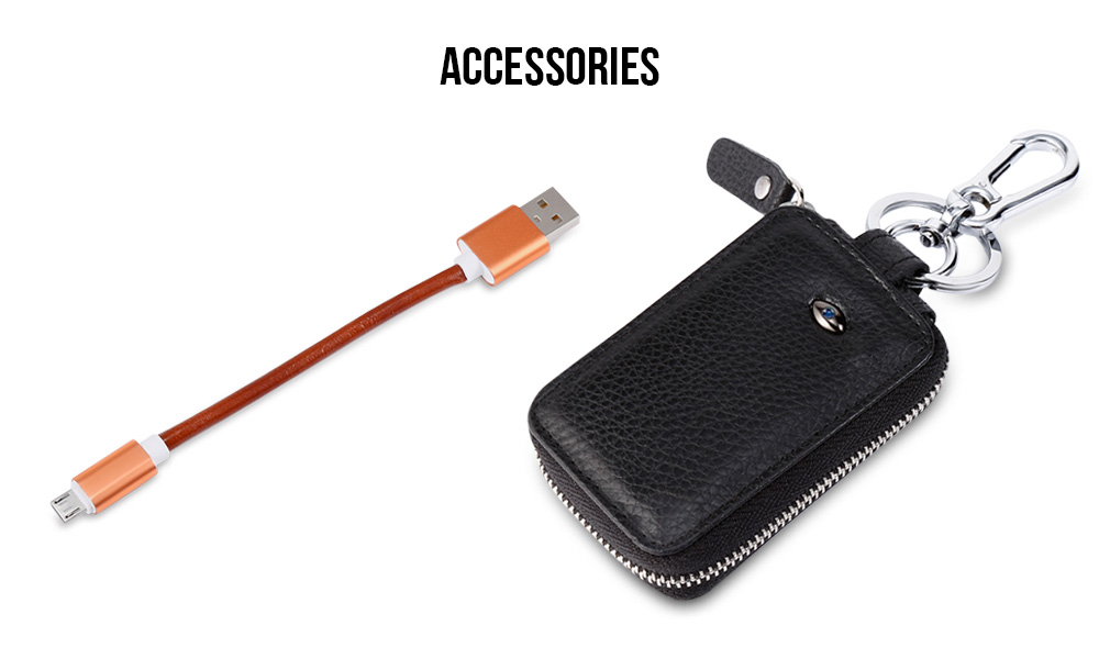 SMARTLB Anti-lost Keychain Smart Bluetooth Leather Key Case