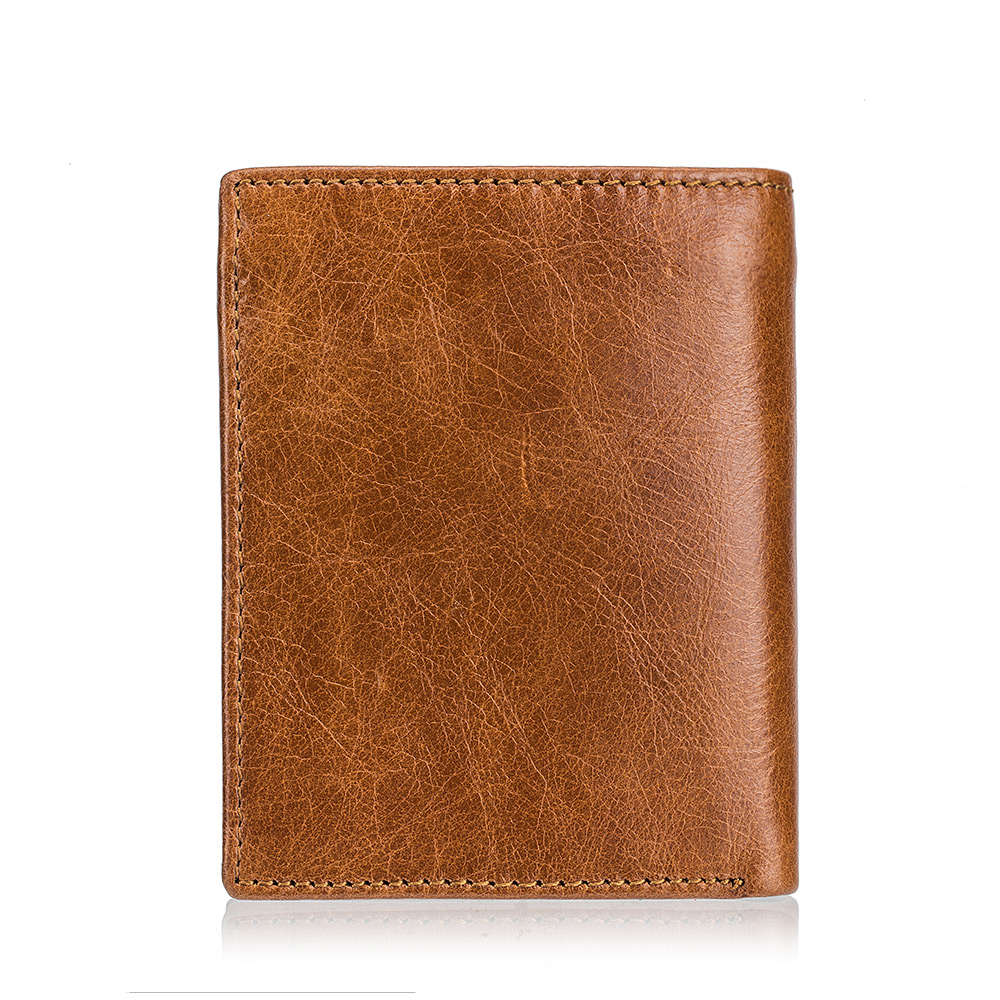 LAOSHIZI New Men's Casual Convenient Wallet Purse