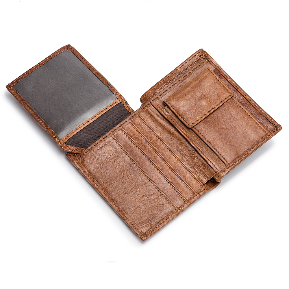 LAOSHIZI New Men's Casual Convenient Wallet Purse