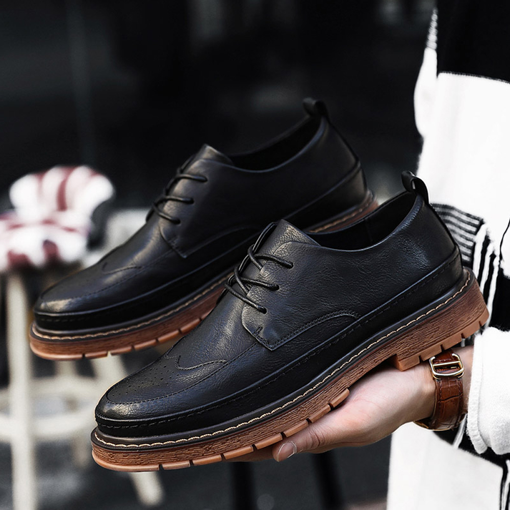 Autumn Winter New Vintage Shoes Men'S Casual Shoes