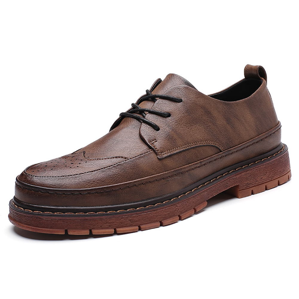 Autumn Winter New Vintage Shoes Men'S Casual Shoes