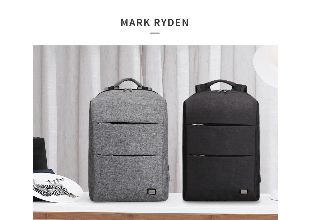 MARK RYDEN Men Water Repellent Large Capacity Casual Laptop Backpack