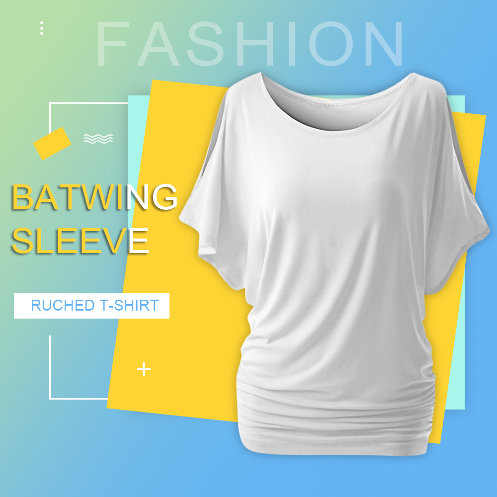 Split Sleeve Ruched T-shirt