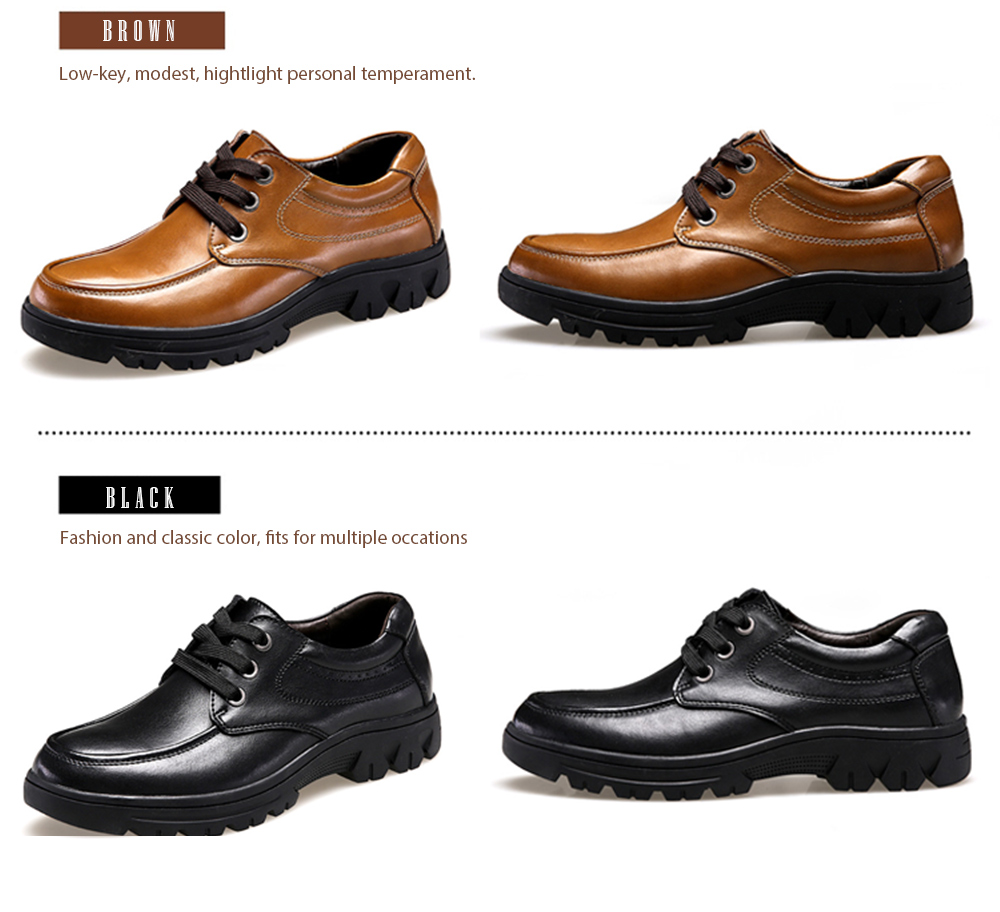Business Breathable Soft Wearable Casual Leather Dress Shoes for Men ...